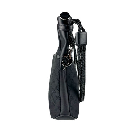 Gucci Shoulder Bag Leather Canvas