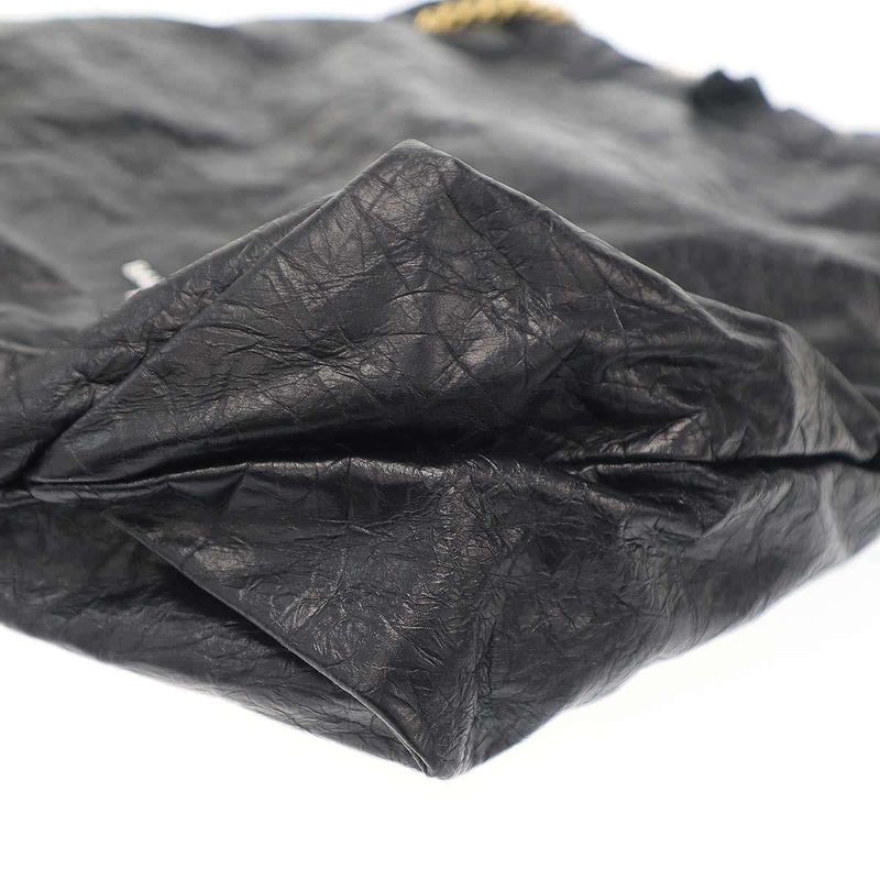 Balenciaga Crush Medium 2-Way Shoulder Tote Black