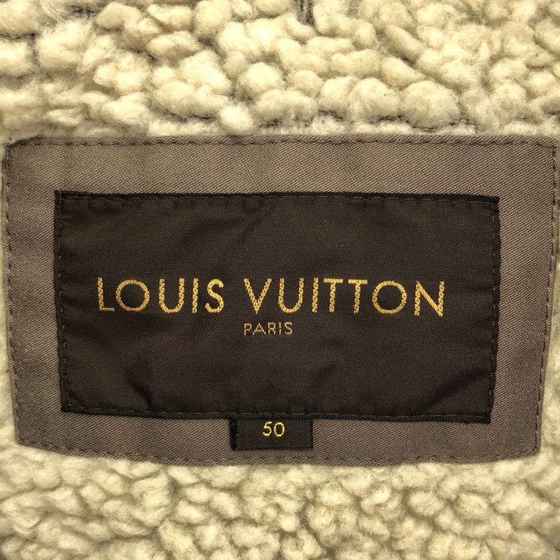 Louis Vuitton Military Jacket with Boa Liner Beige 50