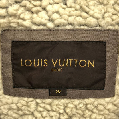 Louis Vuitton Military Jacket with Boa Liner Beige 50