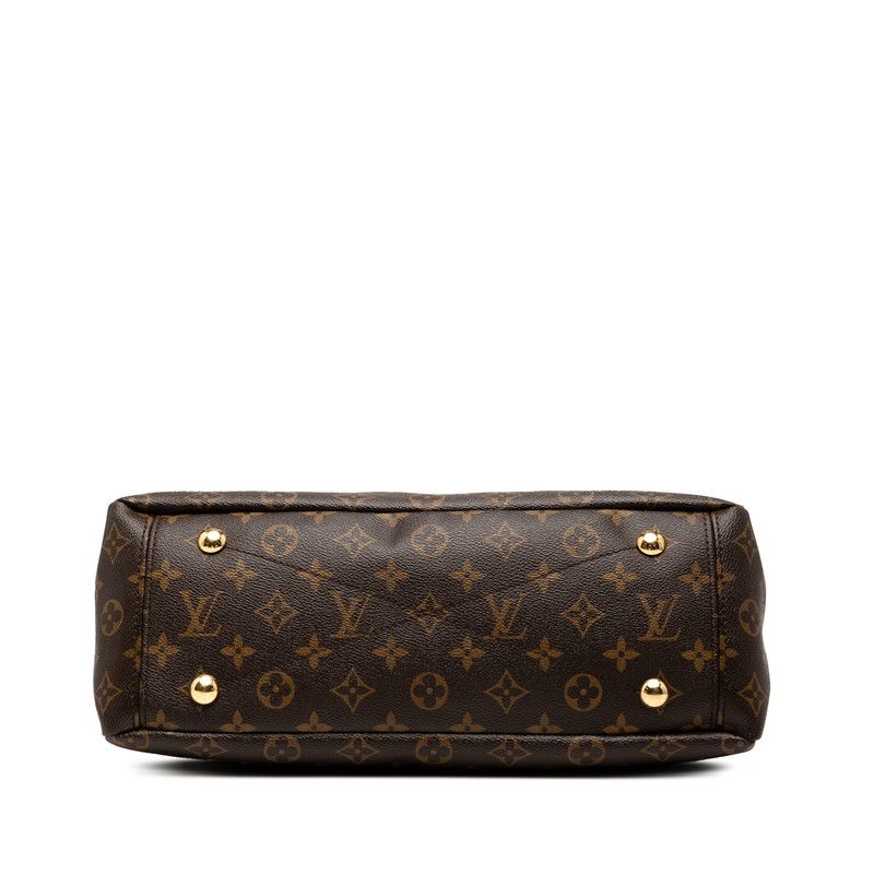 Louis Vuitton Monogram Pallas 2-Way Shoulder Bag Brown Noir Black