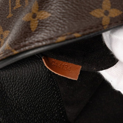Louis Vuitton Monogram Pallas 2-Way Shoulder Bag Brown Noir Black