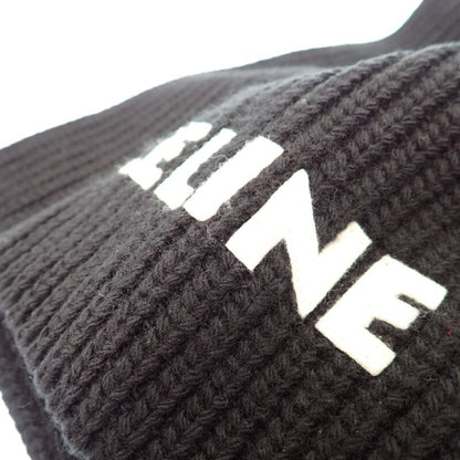 Celine Knit Scarf Wool Black