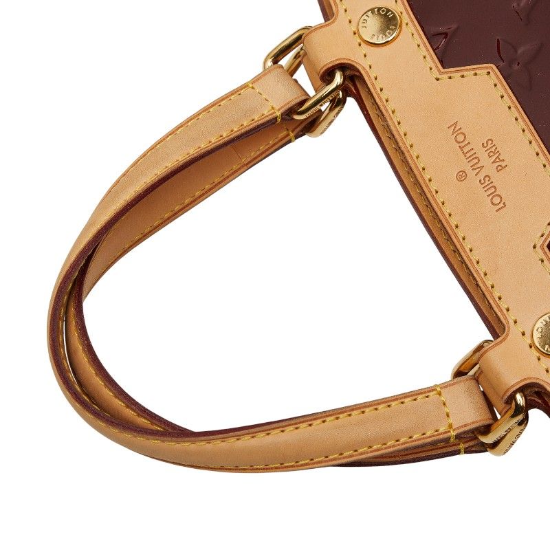 Louis Vuitton Monogram Vernis MM 2-Way Shoulder Bag Rouge Fauvist