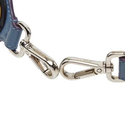 Fendi Strap Yue Studded Light Blue Multicolor Leather