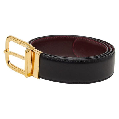 Gucci Reversible Black Leather Belt