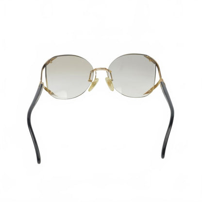 Dior Vintage Rimless Sunglasses Gradient Lens Gold