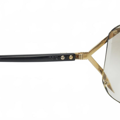 Dior Vintage Rimless Sunglasses Gradient Lens Gold