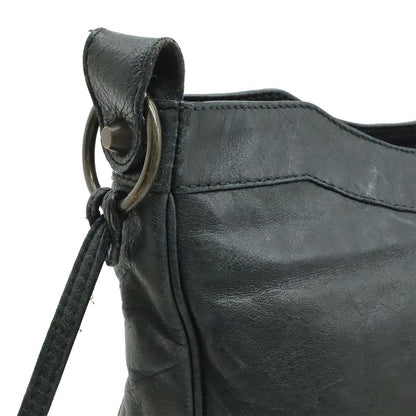 Balenciaga the Hip Shoulder Bag Crossbody Pochette Leather Dark Green