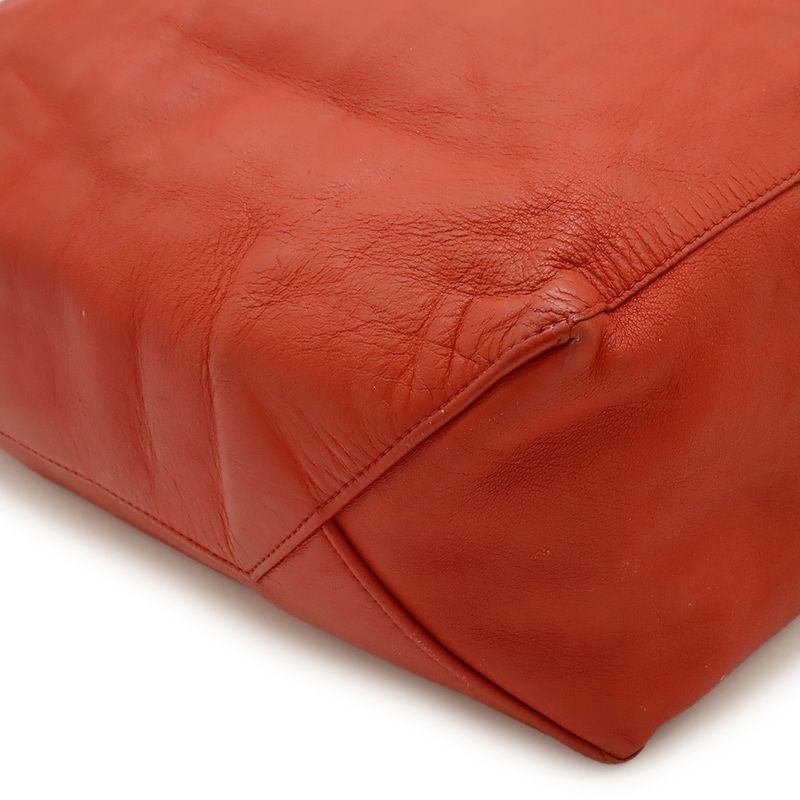 Celine Horizontal Cover Bicolor Tote Large Shoulder Bag Vertical Leather