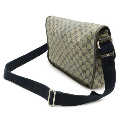 Gucci GG Supreme Plus Shoulder Bag Crossbody Leather Beige