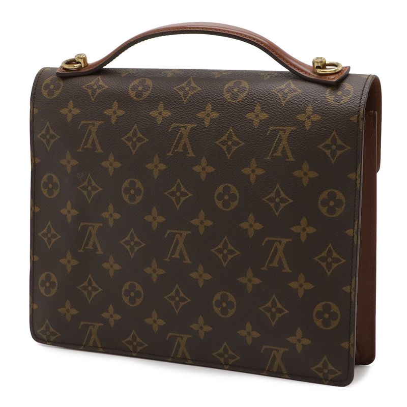 Louis Vuitton Monogram Monceau 28 Second Bag Handbag Business Bag