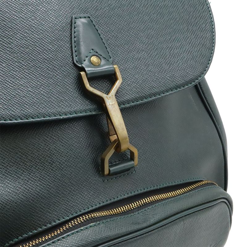 Louis Vuitton Taiga Cassia Backpack Epi Sear Dark Green