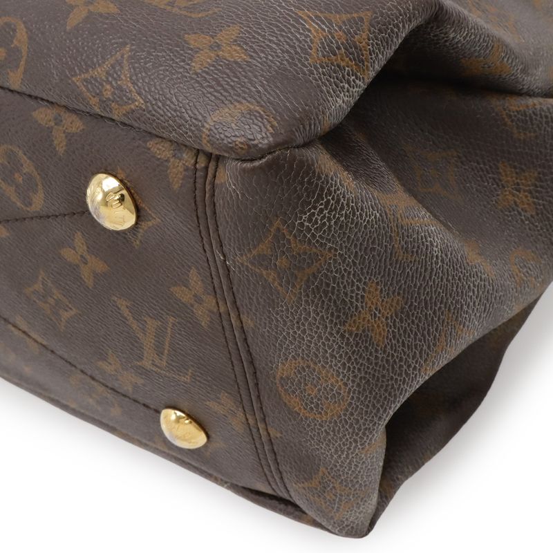 Louis Vuitton Monogram Pallas MM 2-Way Shoulder Bag Semi Cerise