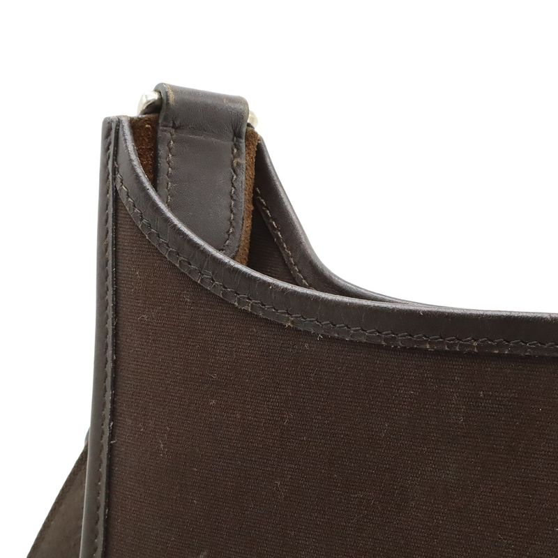 Hermes Evelyne II 2 PM Shoulder Bag Crossbody Toile Officier Canvas