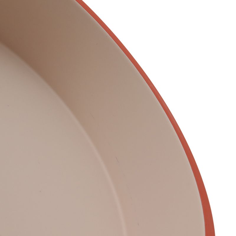 Hermes Boudoir PM Box Interior Ornament Lacquer Orange Red