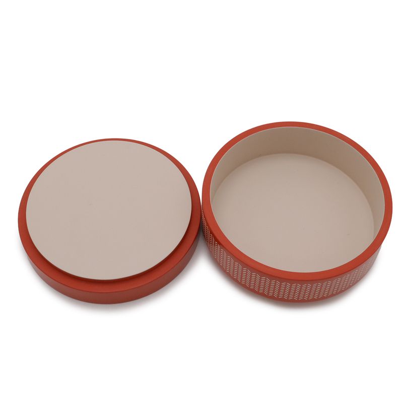 Hermes Boudoir PM Box Interior Ornament Lacquer Orange Red