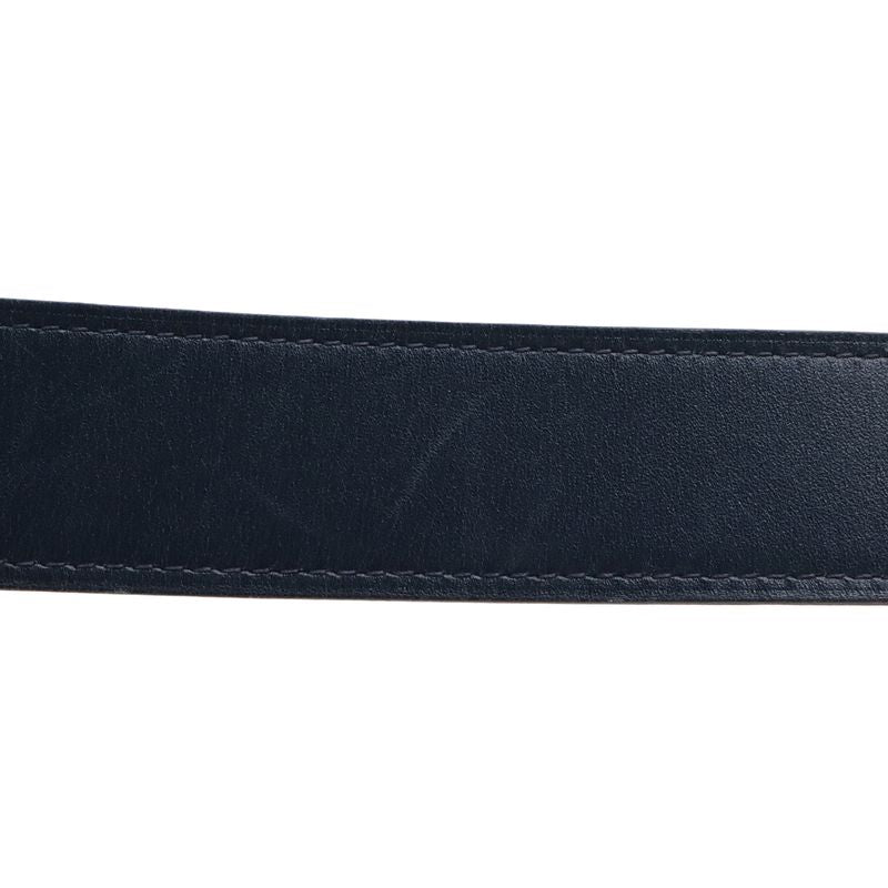 Hermes Cape Cod 32 Belt Reversible Leather Blue Marine Malachite Box Calf Togo