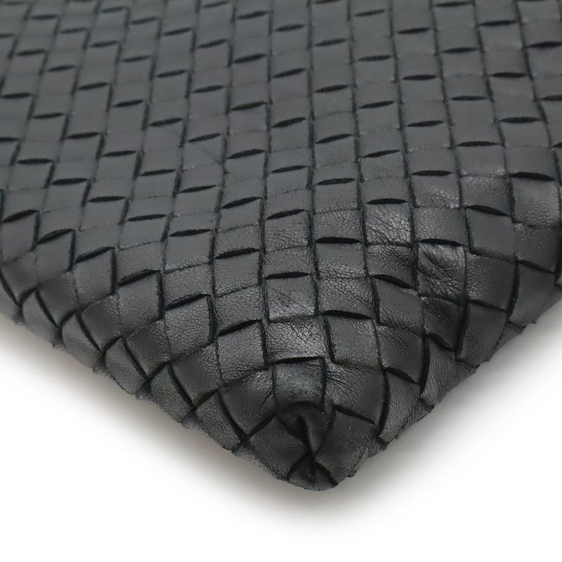 Bottega Veneta Intrecciato Shoulder Bag Crossbody Black