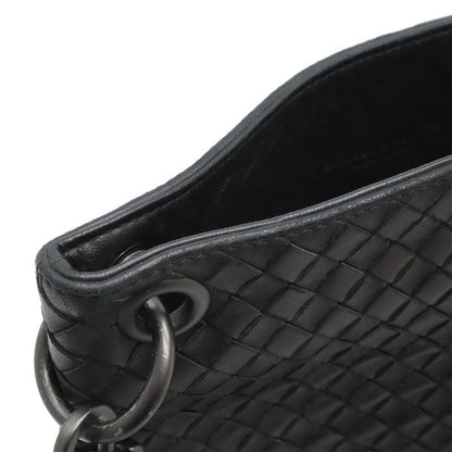 Bottega Veneta Intrecciato Shoulder Bag Crossbody Black
