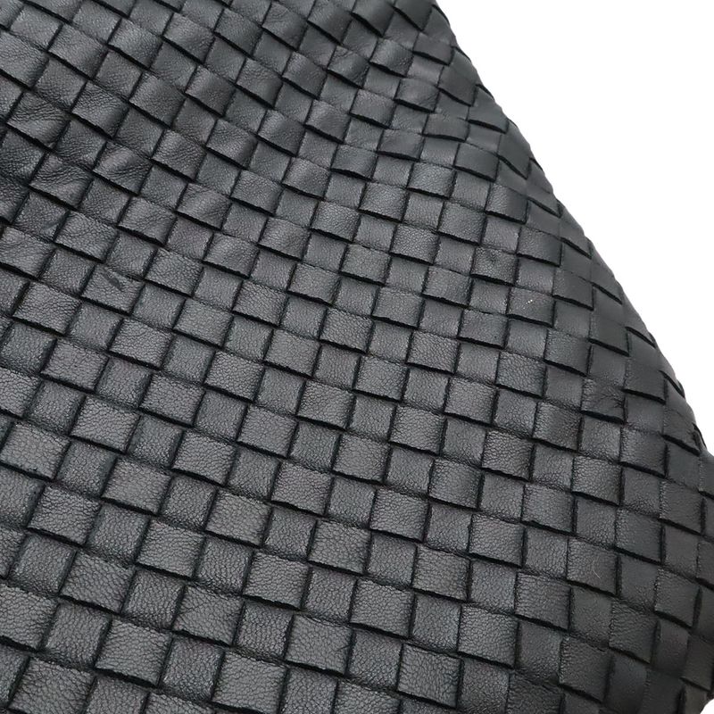 Bottega Veneta Intrecciato Shoulder Bag Crossbody Black