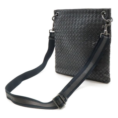 Bottega Veneta Intrecciato Shoulder Bag Crossbody Black
