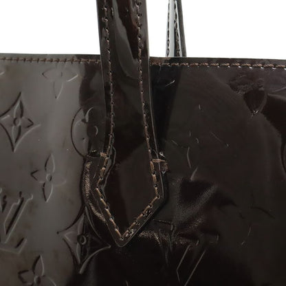 Louis Vuitton Monogram Vernis Wilshire PM Tote Enamel Calf Amarante
