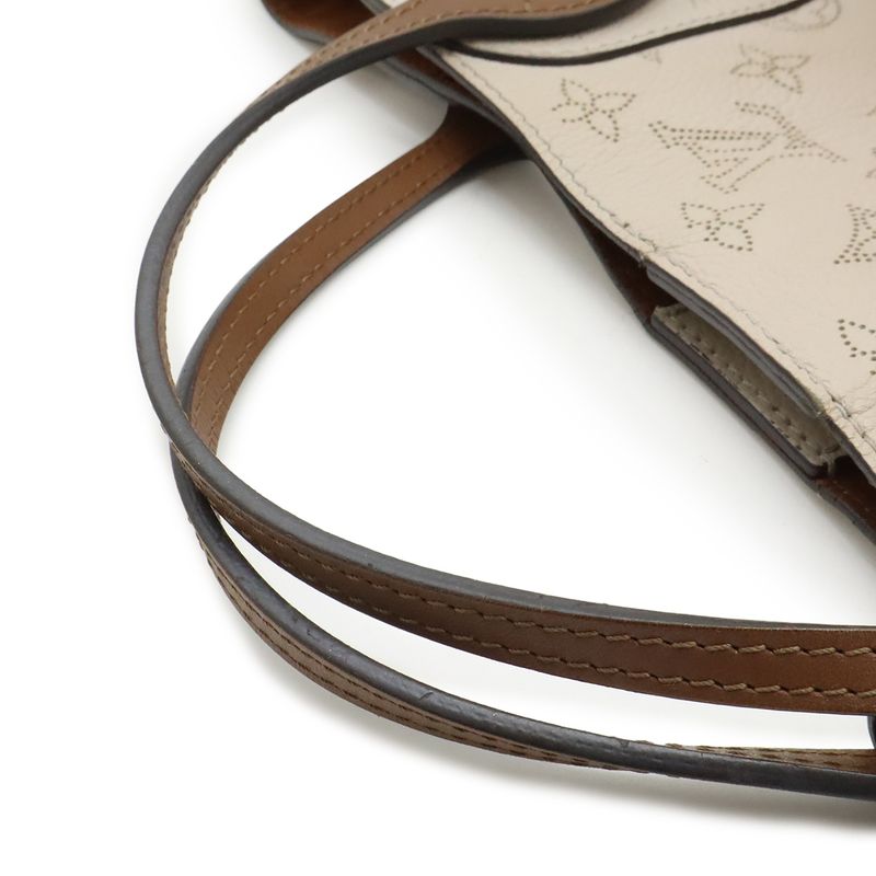 Louis Vuitton Monogram Mahina Hina PM 2-Way Shoulder Bag Leather Brume