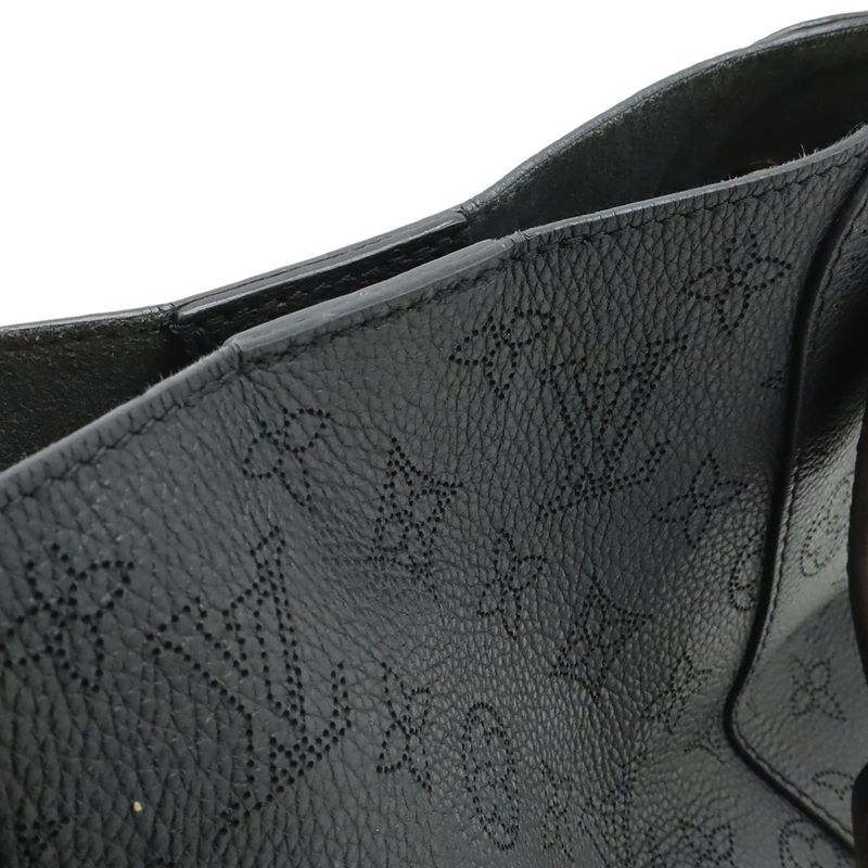 Louis Vuitton Monogram Mahina Hina PM 2-Way Shoulder Bag Leather Noir