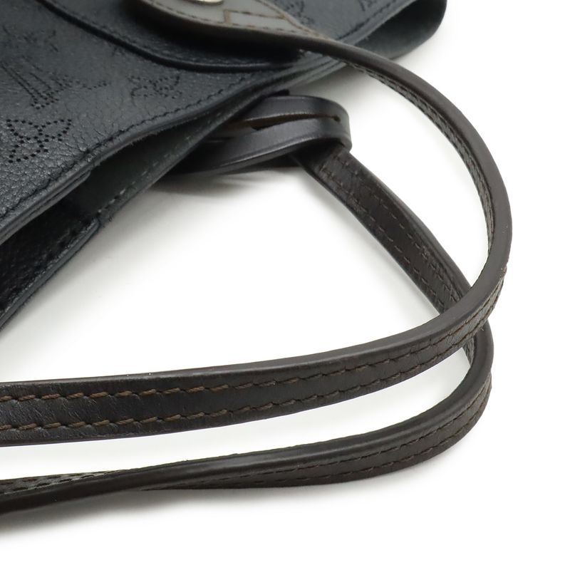 Louis Vuitton Monogram Mahina Hina PM 2-Way Shoulder Bag Leather Noir