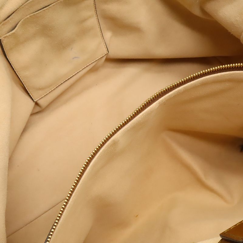 Gucci GG Supreme Tote 2-Way Shoulder Bag Crossbody Leather Beige Brown