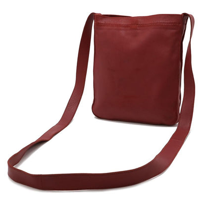 Hermes Clou de Selle Shoulder Bag Pochette Crossbody Punched Lambskin Leather