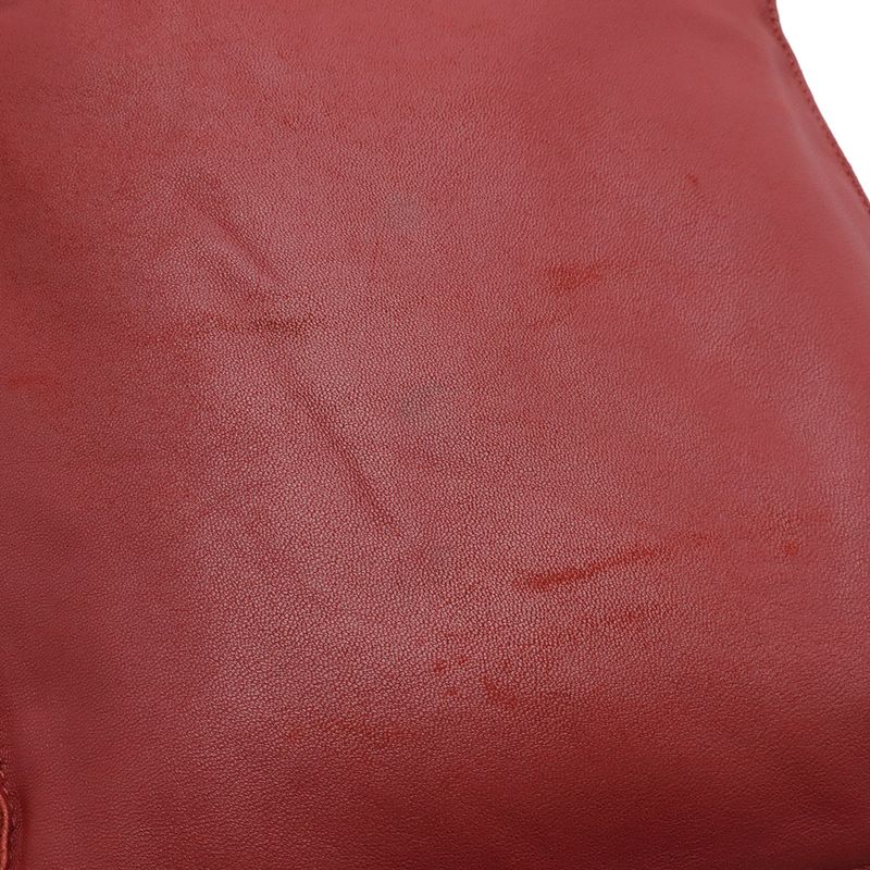 Hermes Clou de Selle Shoulder Bag Pochette Crossbody Punched Lambskin Leather