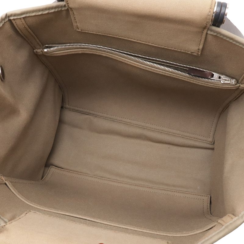 Hermes Kabak PM Tote 2-Way Shoulder Bag Toile Officier