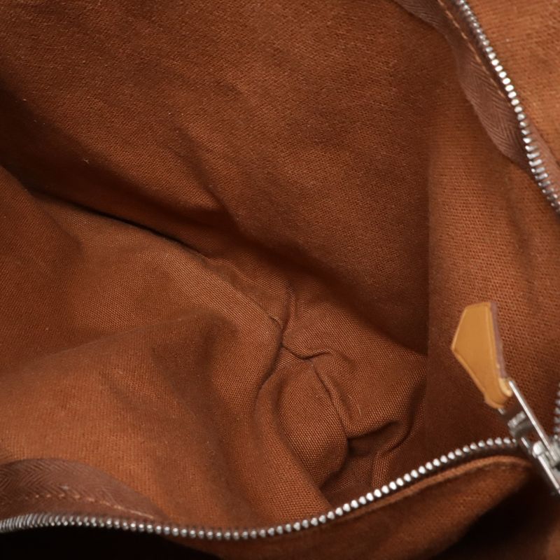 Hermes Saxo MM Tote Bucket Shape Toile Ash Beige Brown
