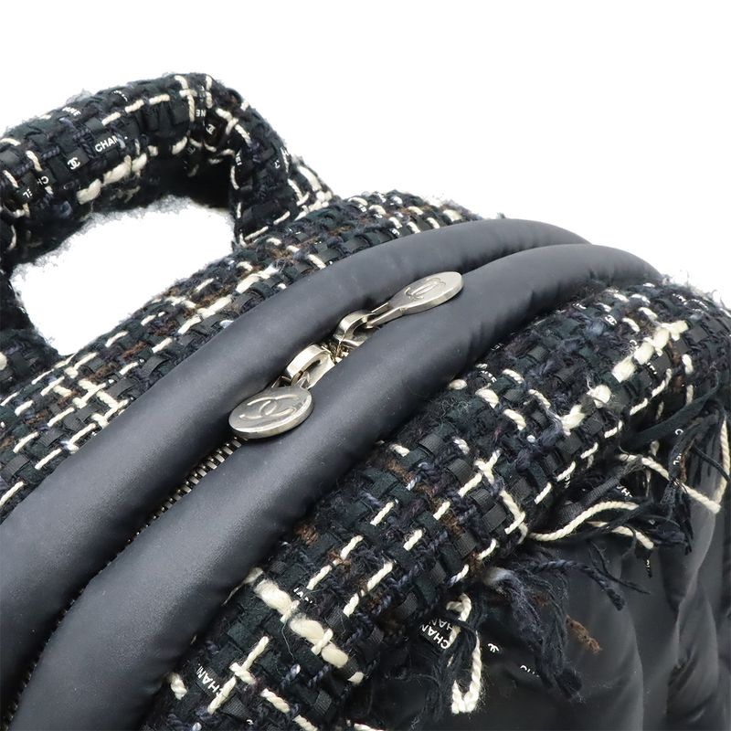 Chanel Doudone Coconage Backpack Logo Shape Press