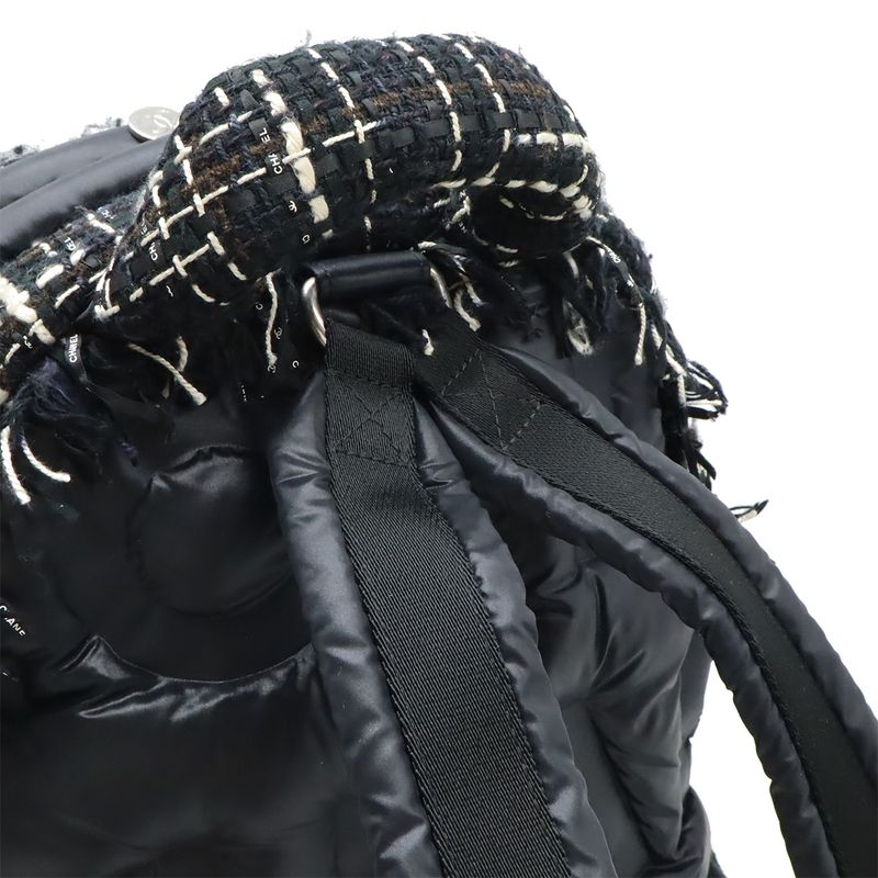 Chanel Doudone Coconage Backpack Logo Shape Press