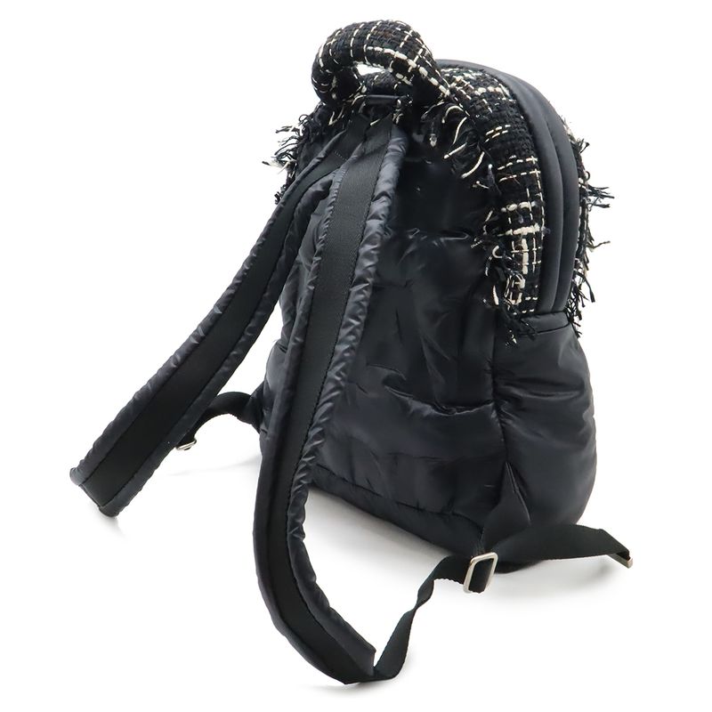 Chanel Doudone Coconage Backpack Logo Shape Press
