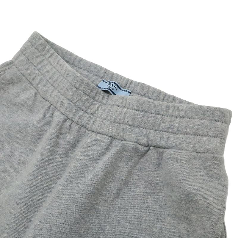 Prada Sweatpants Trousers Cotton Gray XS Pants