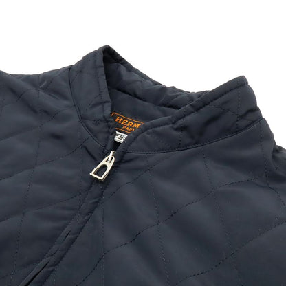 Hermes Quilted Jacket Nylon Black No Notation