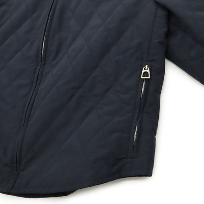 Hermes Quilted Jacket Nylon Black No Notation