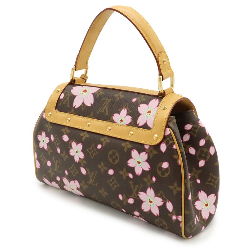 Louis Vuitton Monogram Cherry Blossom Sac Retro PM Handbag Takashi Murakami