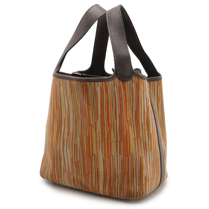 Hermes Picotin PM Tote Vibrato Veau Swift Orange