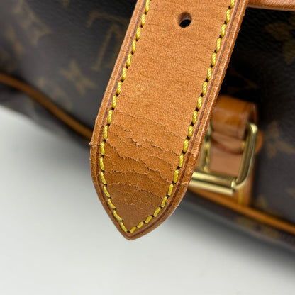 Louis Vuitton Saumur 35 Crossbody Shoulder Bag Monogram Brown