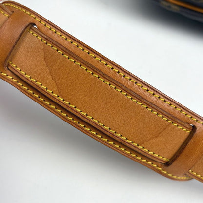 Louis Vuitton Saumur 35 Crossbody Shoulder Bag Monogram Brown