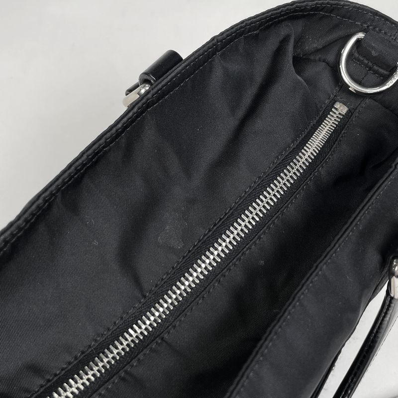 Prada 2-Way Shoulder Bag Tessuto Nylon Nero