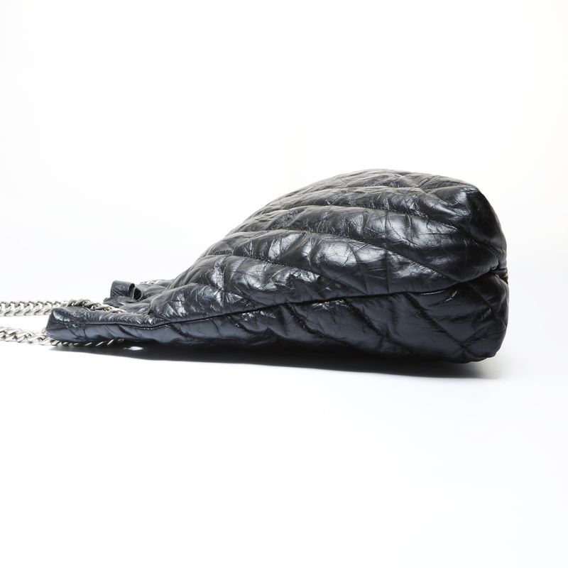 Balenciaga Shoulder Bag Crash Tote Leather 2-Way Chain
