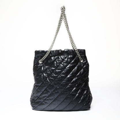 Balenciaga Shoulder Bag Crash Tote Leather 2-Way Chain