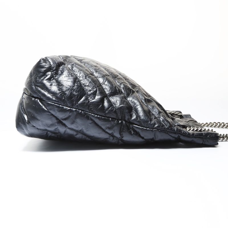 Balenciaga Shoulder Bag Crash Tote Leather 2-Way Chain