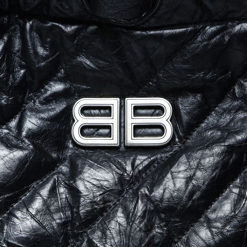 Balenciaga Shoulder Bag Crash Tote Leather 2-Way Chain